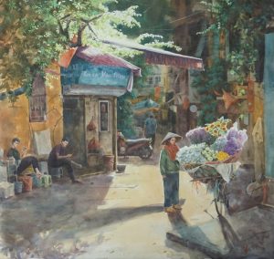 Chờ Khách - Hoạ sĩ Đức Tiến