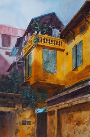 Nhà Pháp - Hoạ sĩ Đức Tiến