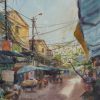 Phố Chợ II - Hoạ sĩ Đức Tiến