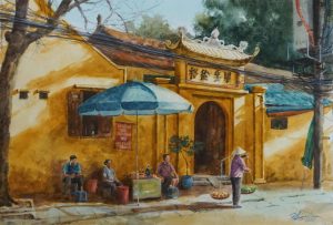 Gánh Hàng Rong - Hoạ sĩ Đức Tiến