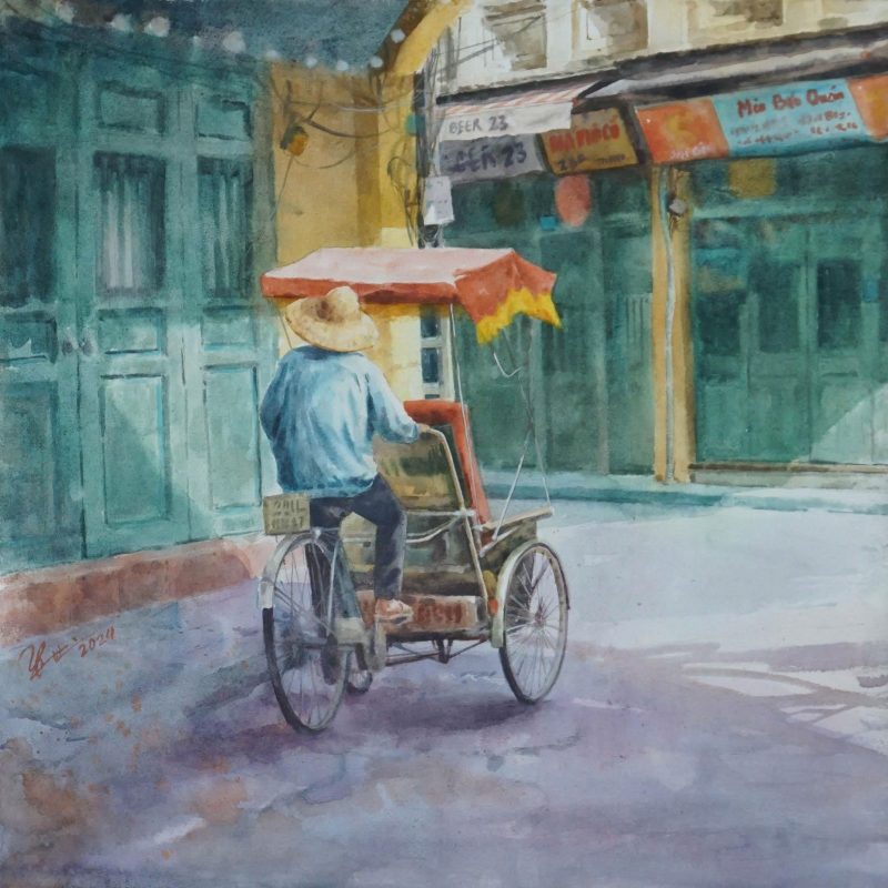 Xích Lô - Hoạ sĩ Đức Tiến