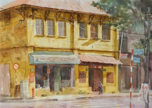 nhà thuốc cổ truyền - Hoạ sĩ Đức Tiến
